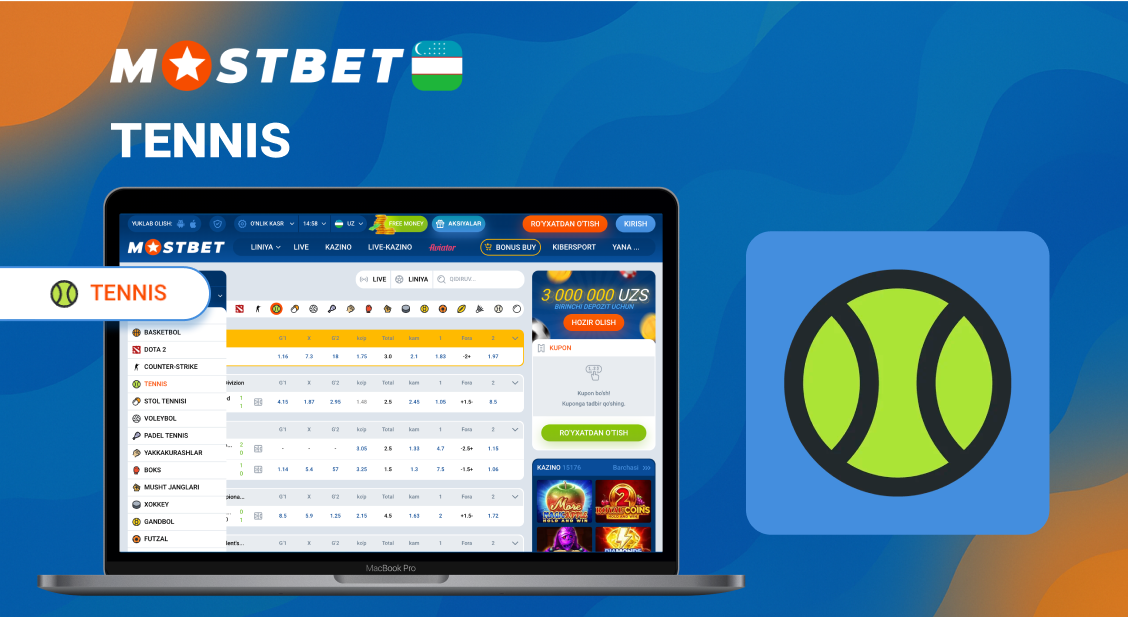 Mostbet Tennis Tikish Va Mashhur Musobaqalar